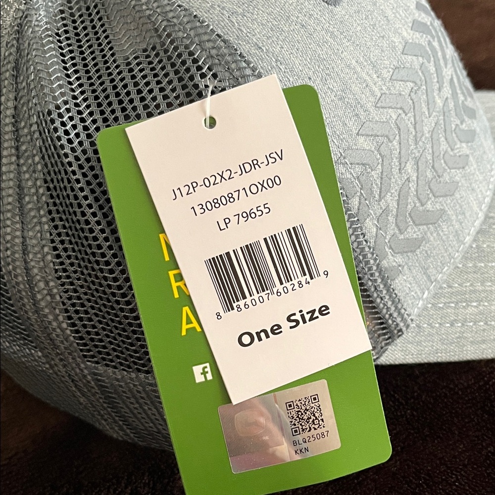John Deere SnapBack hat with tire pattern - Picture 2 of 6